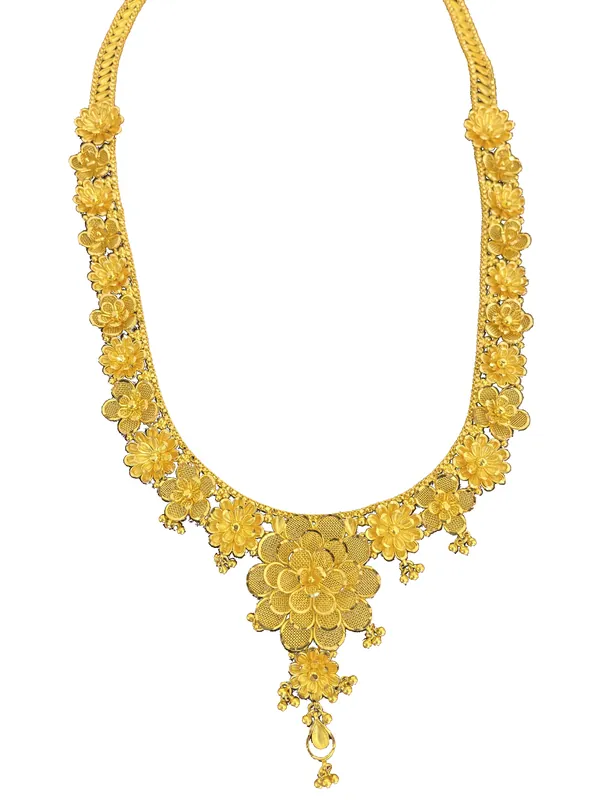 The necklace as a clean front image on white, in portrait.